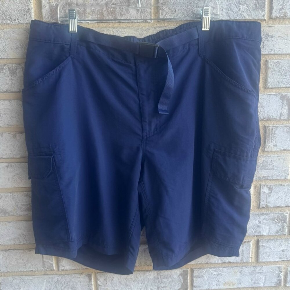 Lands' End Belted Quick Dry Cargo Shorts (No Liner) Men's Size XXL